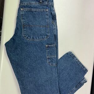 Boys Legendary Gold Adjustable Carpenter Jeans size 14 regular